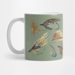 Fly Fishing with Hand Tied flies! Mug